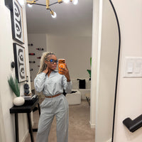 Load image into Gallery viewer, Heather Grey Jogger set
